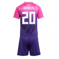 Camisa de time de futebol Alemanha Benjamin Henrichs #20 Replicas 2º Equipamento Infantil Europeu 2024 Manga Curta (+ Calças curtas)